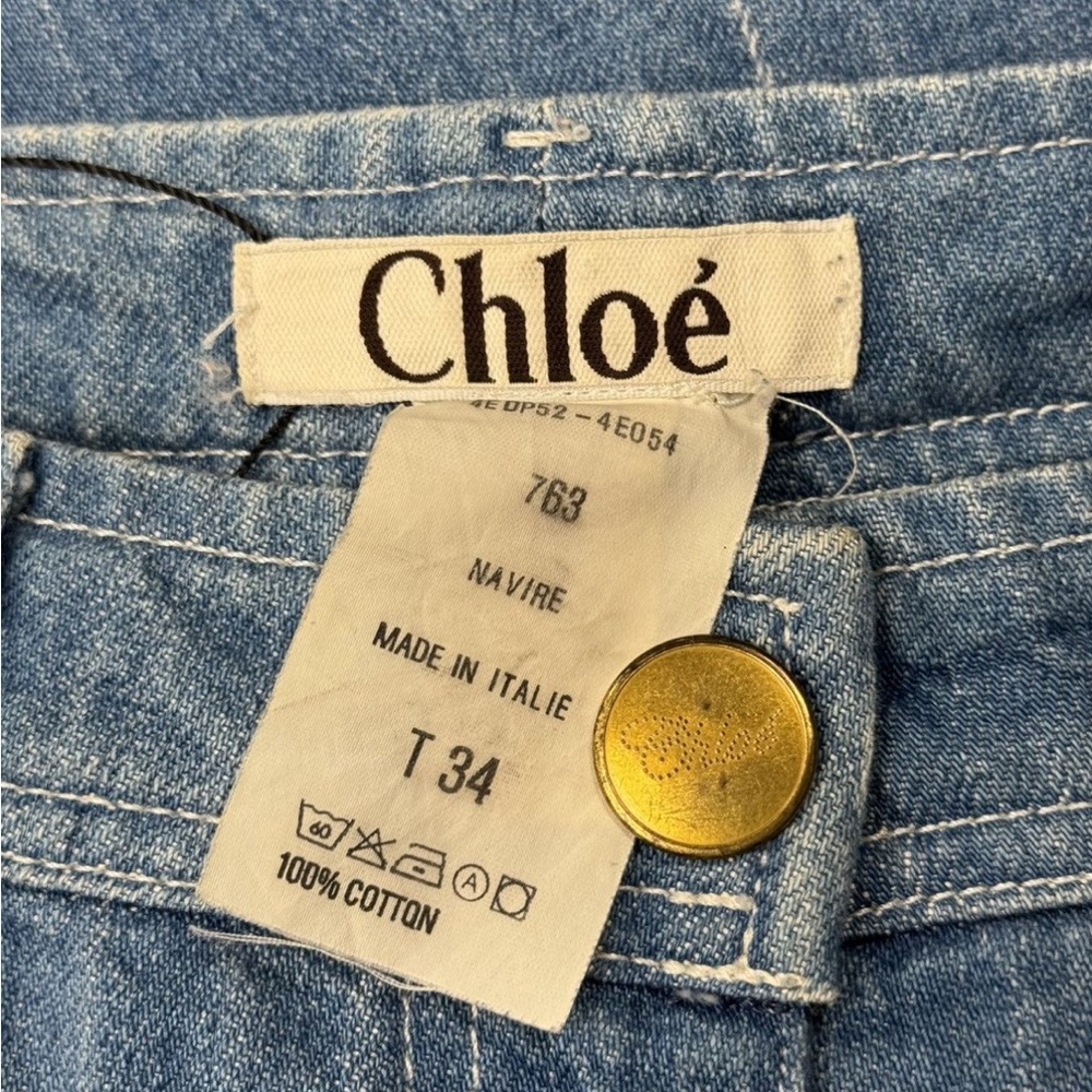 Chloe Light Blue Flare Jeans - Picture 5 of 7